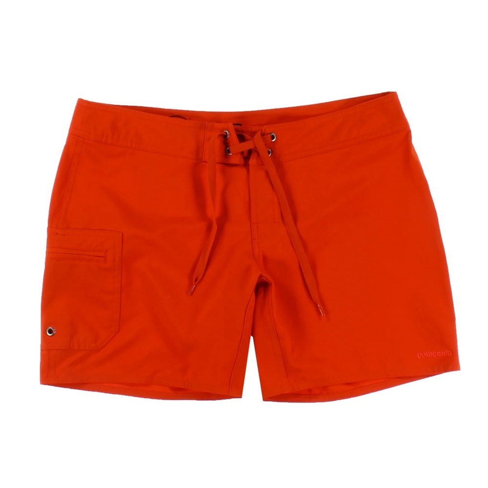 Patagonia | Women’s Orange Meridian Board Shorts Tie/Snap Front Closure XS